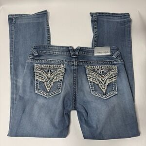Vigoss Women's Jeans Lot Of 2 Pair  Size 9/10-33. Actual Inseam 31 (see Pics)